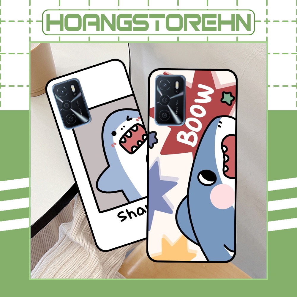 Ốp Oppo A16 / A16s in hình cá mập, khủng long dễ thương, cute (T01 - T06)