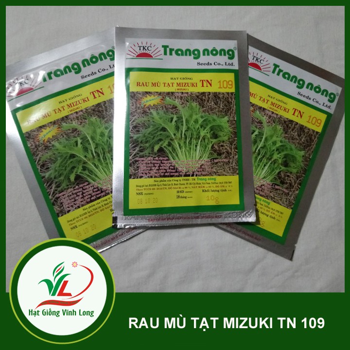 Hạt giống Rau mù tạt Mizuki TN 109 - 10g