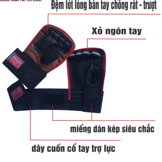 Găng tay tập gym (có quấn cổ tay)