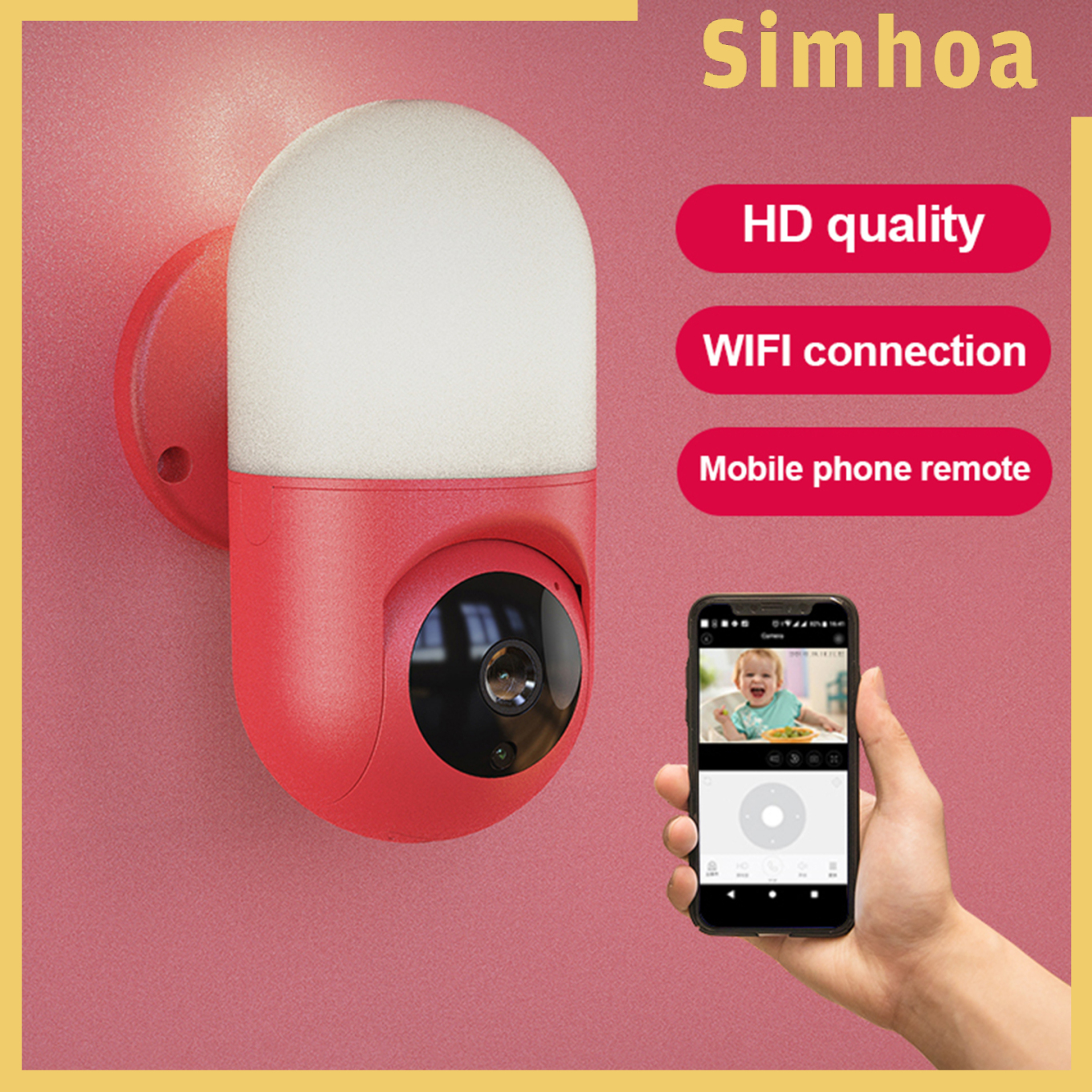 Camera Giám Sát Không Dây Wifi 1080p Xoay 360 Độ