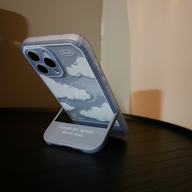 (SIÊU RẺ) Ốp lưng iphone có thanh đỡ xanh bầu trời mây 7plus/8/8plus/x/xr/xs/11/12/13/pro/max/plus/promax