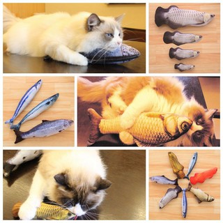 Cá Nhân Tạo Nhồi Cỏ Mèo Đồ Chơi Cho Mèo Cưng