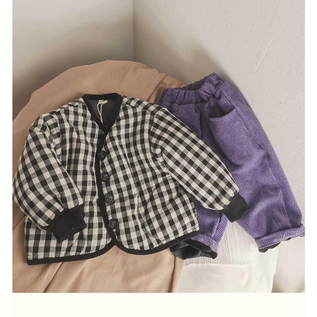 Áo khoác phao dáng rộng phong cách Hàn Quốc thời trang mùa đông 2023 cho bé