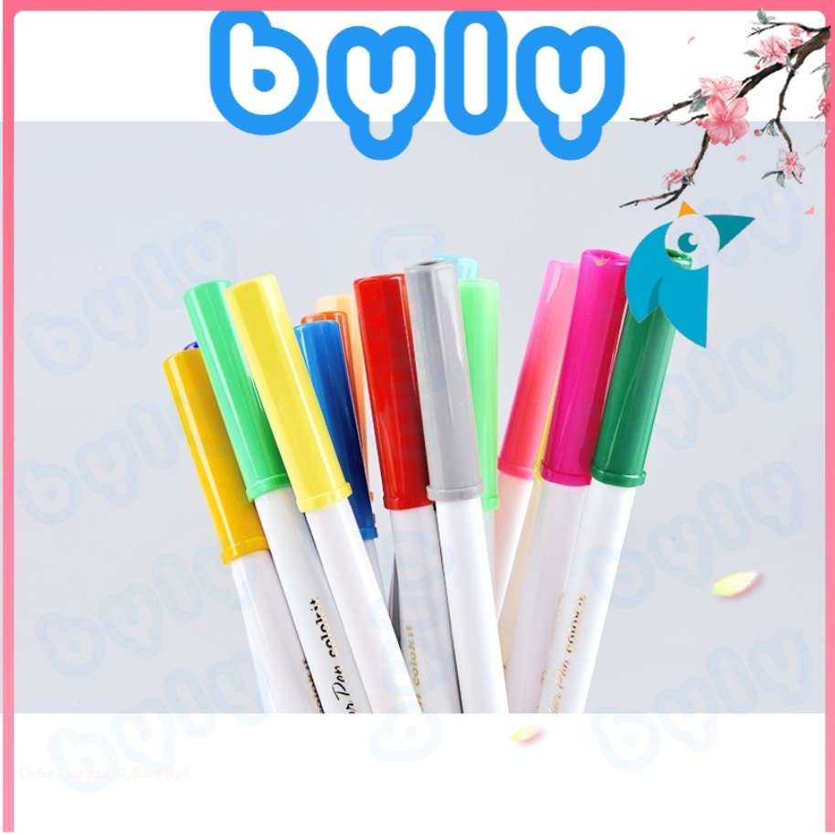 Bút lông màu Fiber Pen Colokit - Crayola Super Tips tô màu viết vẽ thư pháp ngòi brush nét thanh nét đậm
