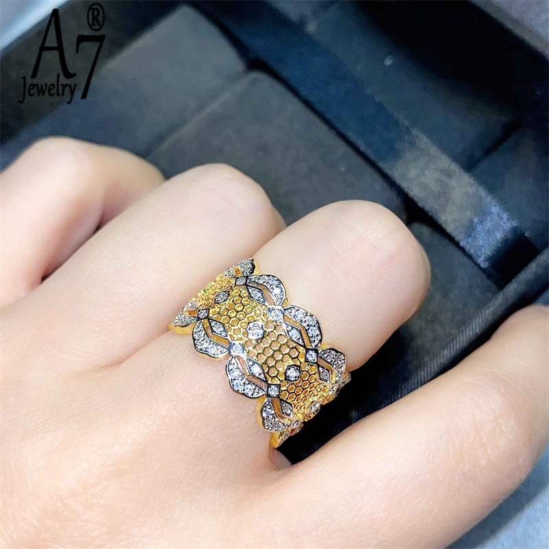 Nhẫn đính ngọc trai giả /đá thủ công thời trang