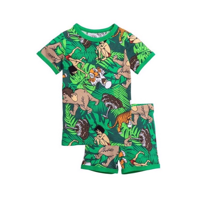 1021- Set bộ thun đùi bé trai HM