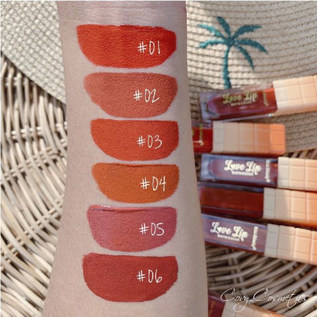 Son Kem Lì KISS BEAUTY Love Lip Matte Color Thái Lan XẢ KHO