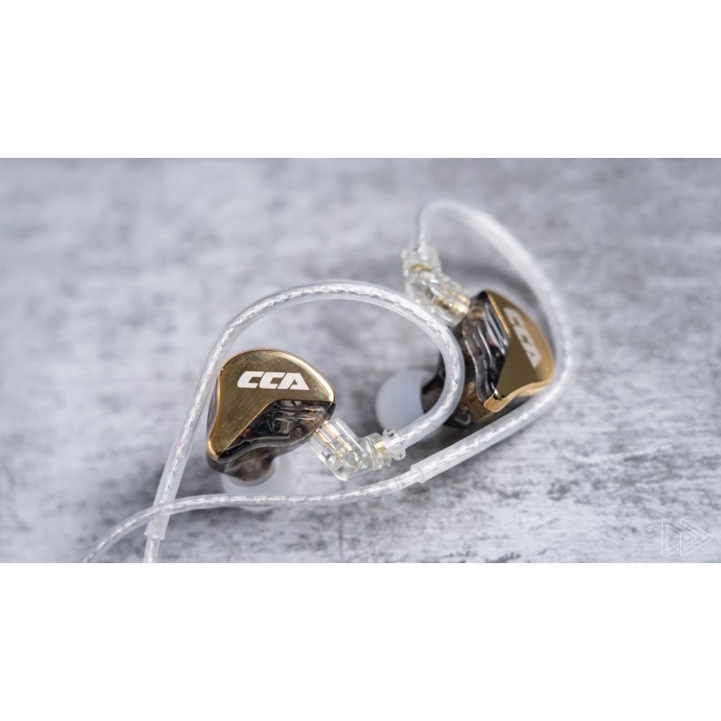 Tai Nghe CCA CRA+ Nhét Tai Hybrid 1 Dynamic In Ear Hifi | NGHE TẠP nhạc cụ Jazz | Kiểm Âm | Có Mic