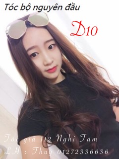 Tóc bộ mái dài ngôi giữa