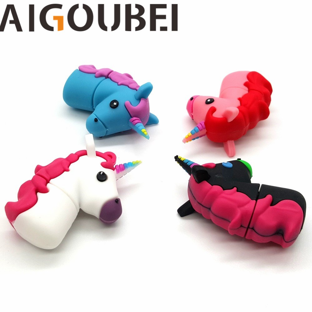 USB thiết kế kỳ lân 4 màu sắc 1GB 2GB 4GB 8GB 16GB 32GB 64GB