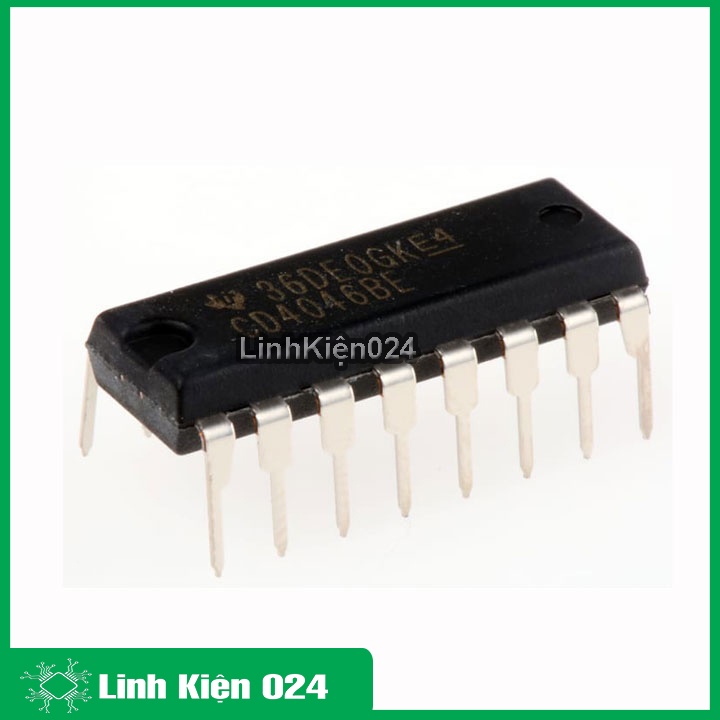 IC chức năng CD4046 16P hai loại CD4046BE, CD4046BM
