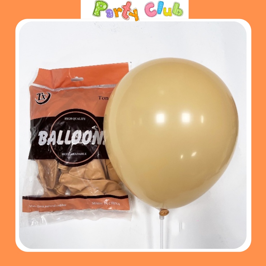 Bong bóng màu nâu cafe