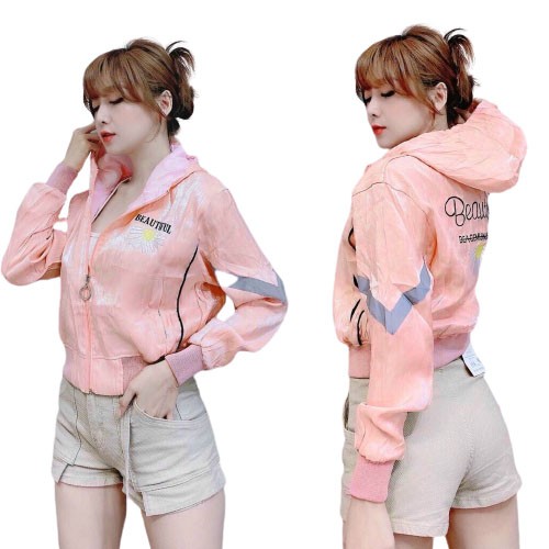Áo khoác dù 2 lớp phom cánh dơi, phối viền tay,nam nữ mang được, áo khoác chống nắng phom 55kg