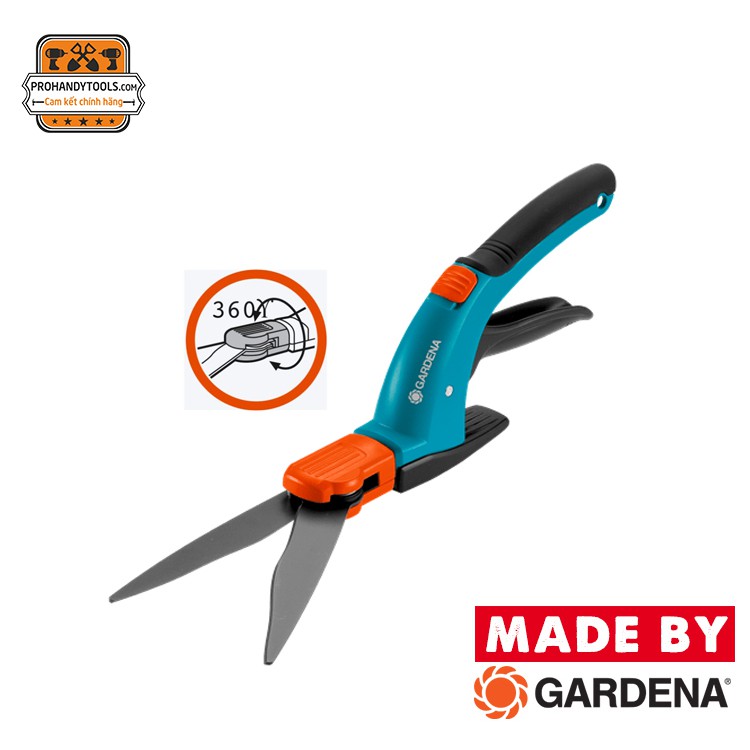 Kéo Cắt Cỏ Cầm Tay Gardena Xoay Lưỡi 360 Độ 08734-20