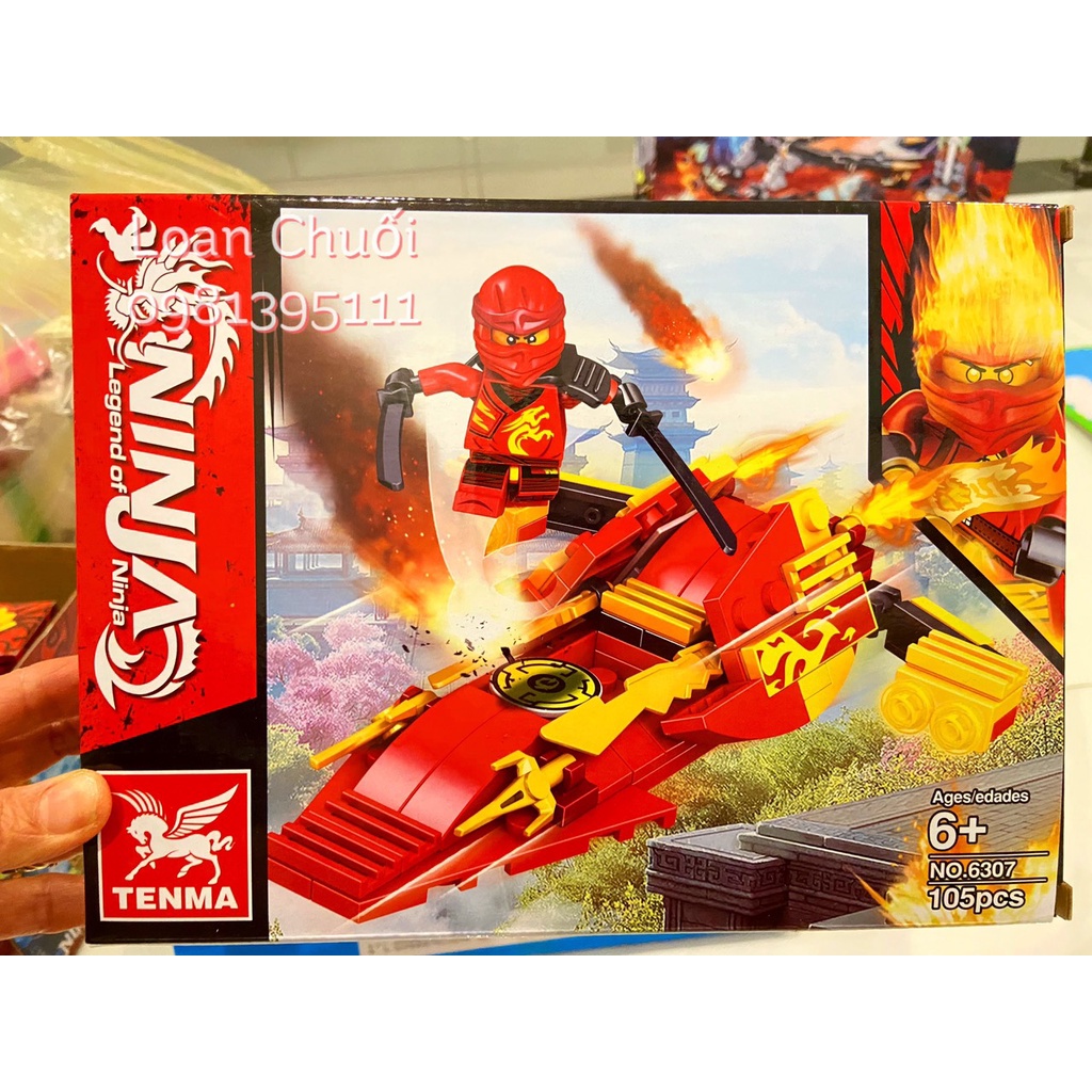 Lego ninja rồng phun lửa  kèm sách hướng dẫn- ảnh/ video thật.- TOYS89
