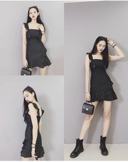 Đầm chấm bi