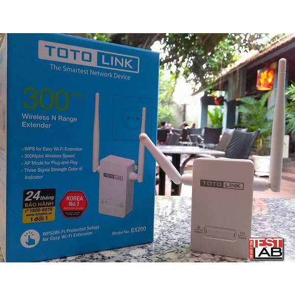 Kích sóng WiFi Repeater TOTOLINK EX200