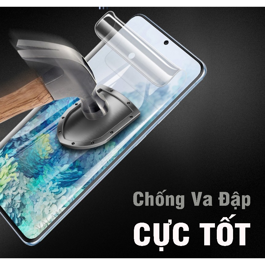 Dán cường lực dẻo S20 Plus, S20 Ultra, S20 full màn hình chống trầy xước, va đập tốt và kính cường lực camera