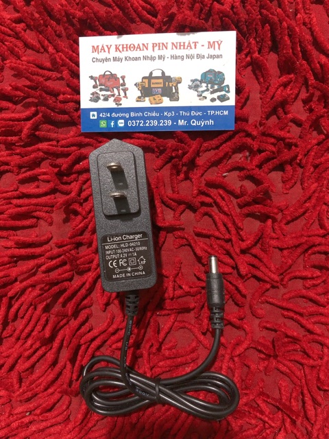 Sạc lion 1s -4.2v 1A có đèn