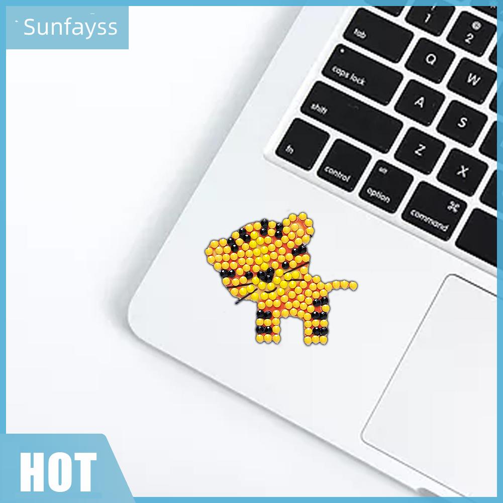 Set 9 Tranh Đính Đá DIY Hình Động Vật Dễ Thương Để Trang Trí Điện Thoại