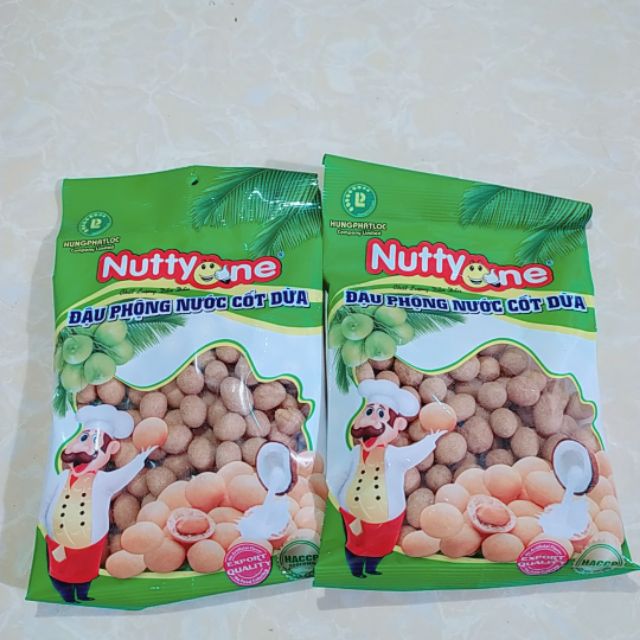 3 gói đậu phộng nước cốt dừa nuttyone 90g /1 gói