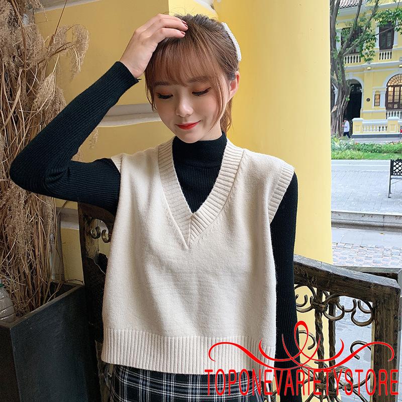 Áo Gile Không Tay Cổ Chữ V Đơn Giản Thời Trang Thu Hút Cho Phái Nữ | BigBuy360 - bigbuy360.vn