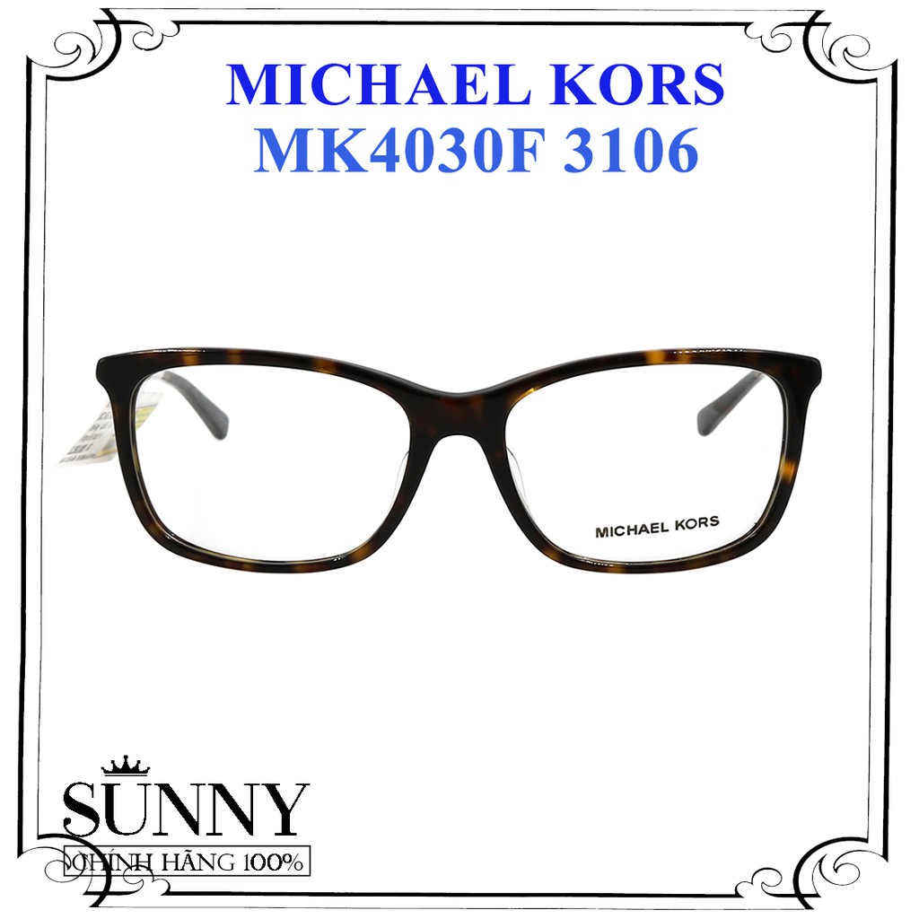 MK4030F - gọng kính thời trang Michael Kors chính hãng, thiết kế dễ đeo bảo vệ mắt