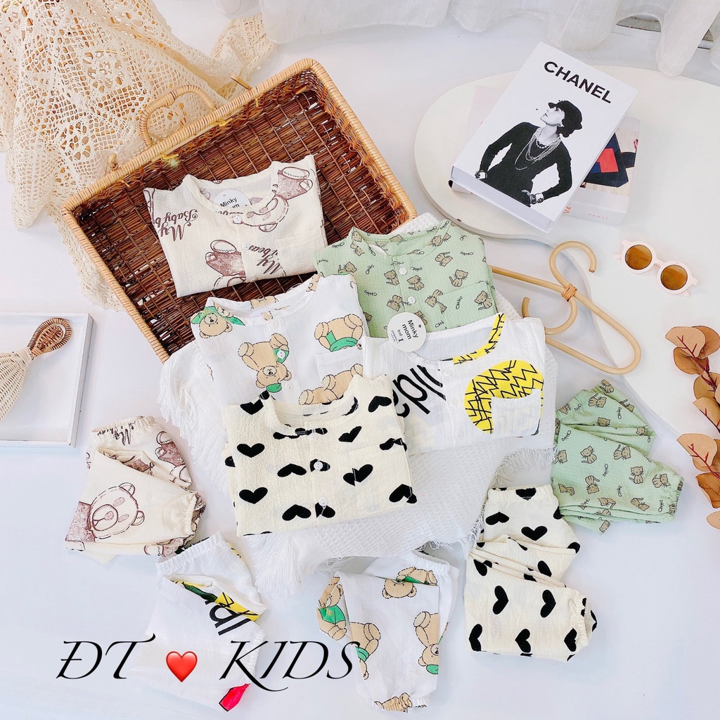 Bộ đũi xốp xinh cho bé trai và gái K020