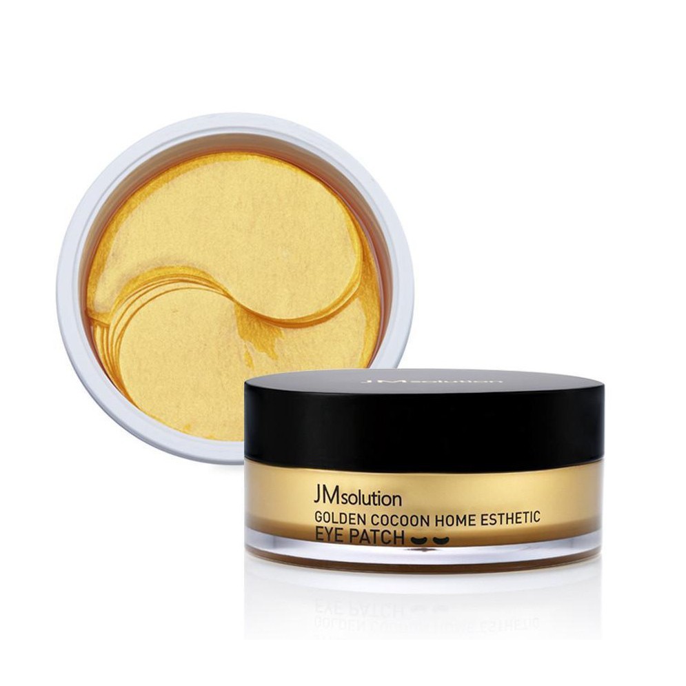 Mặt nạ mắt chiết xuất vàng JM Solution Golden Cocoon Home Esthetic Eye Patch chống lão hóa (90g/60 miếng)