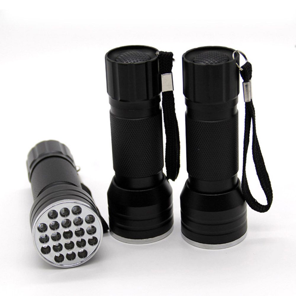 Augustina Đèn Pin 21 Bóng Led Uv Mini Bằng Nhôm Chất Lượng Cao Nhiều Màu Sắc