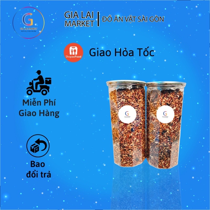 Gạo Lức Rong Biển hủ 300gr đo ăn văt ngon rẻ sài gòn │ Gia Lai market