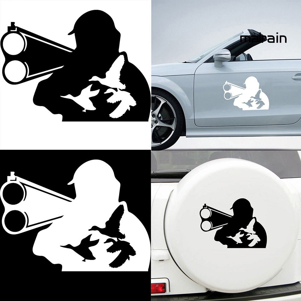 Miếng Dán Trang Trí Xe Ô Tô Hình Thợ Săn Độc Đáo