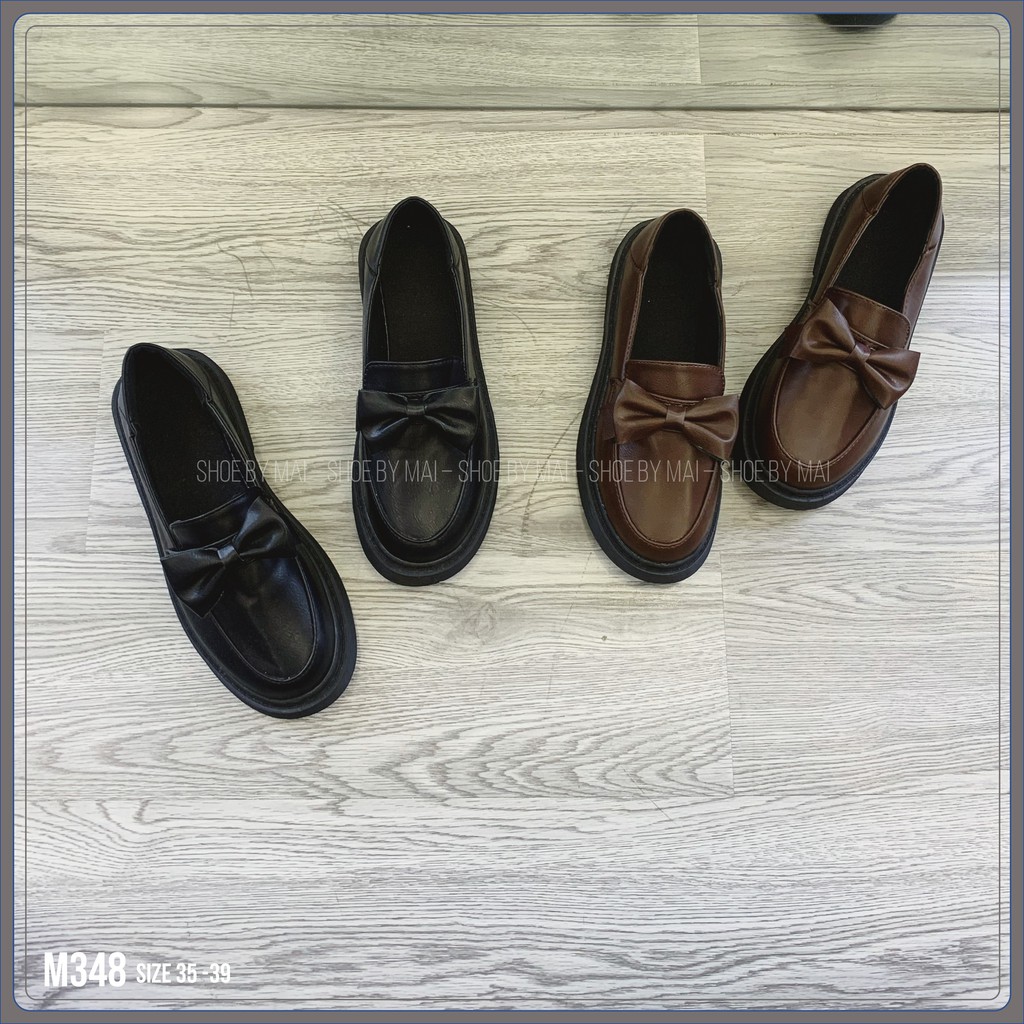 Giày lười nữ, giày nữ cá tính M348 SHOEBYMAI
