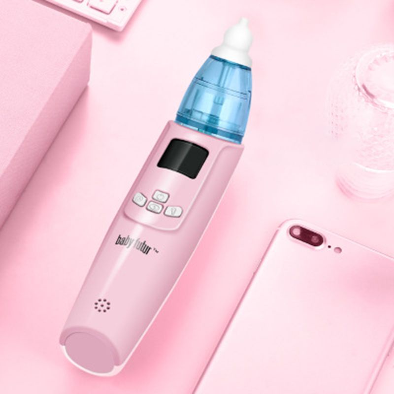 Dụng Cụ Vệ Sinh Mũi Điện Tử Có Màn Hình LCD An Toàn Cho Bé Sơ Sinh