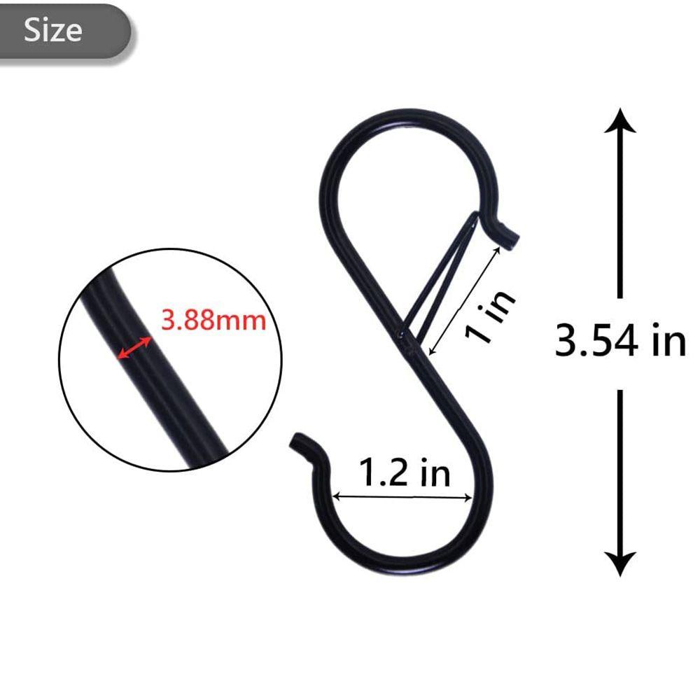 Bộ 4 Móc Treo Chữ S Chịu Lực Tốt Chống Rơi Cho Sân Vườn