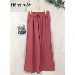 💓 QUẦN ỐNG RỘNG ĐŨI LỤA LƯNG THUN