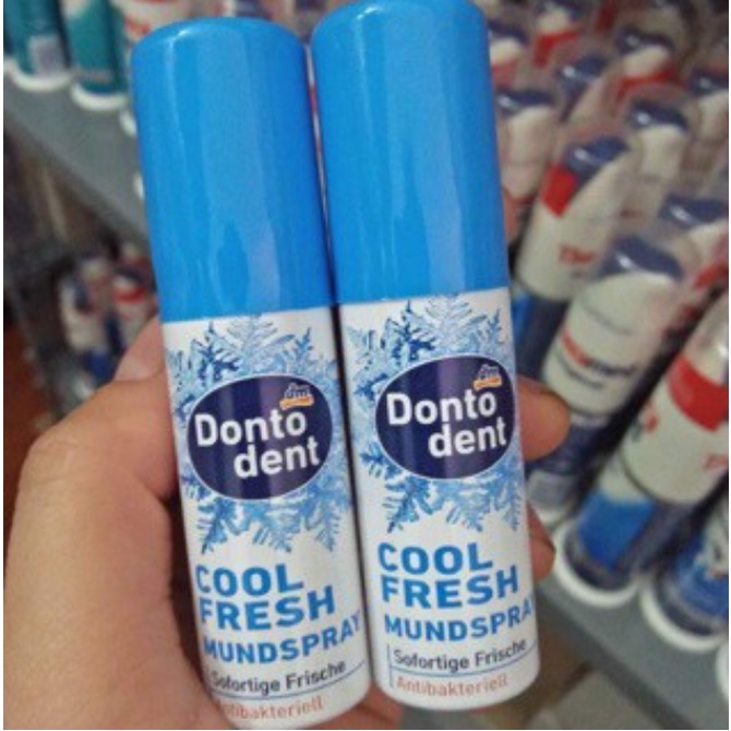 Xịt thơm miệng Dontodent &amp; Prokudent Đức 15ml kháng khuẩn khử mùi, thơm mát - Shop Viloet