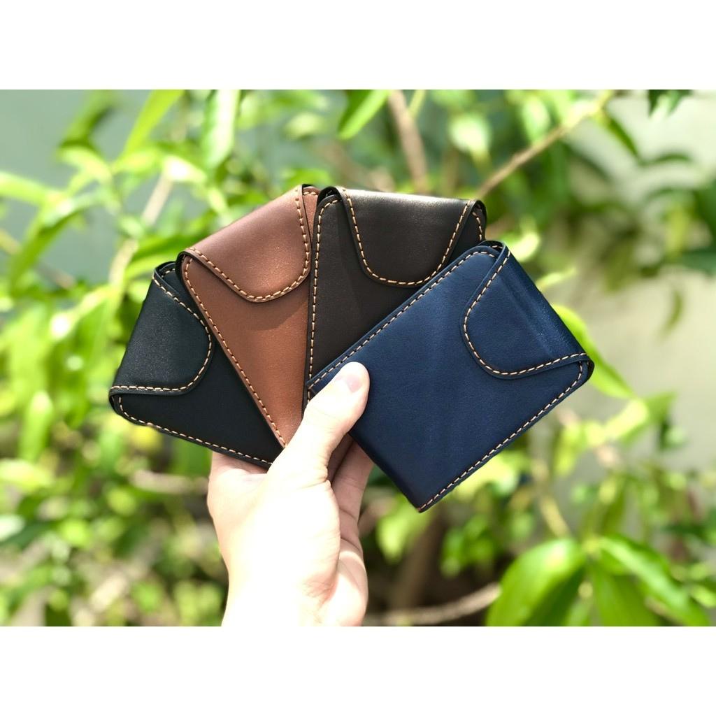 Ví da nam cao cấp, bóp ví nam thời trang Sen 5 - BH 12 tháng