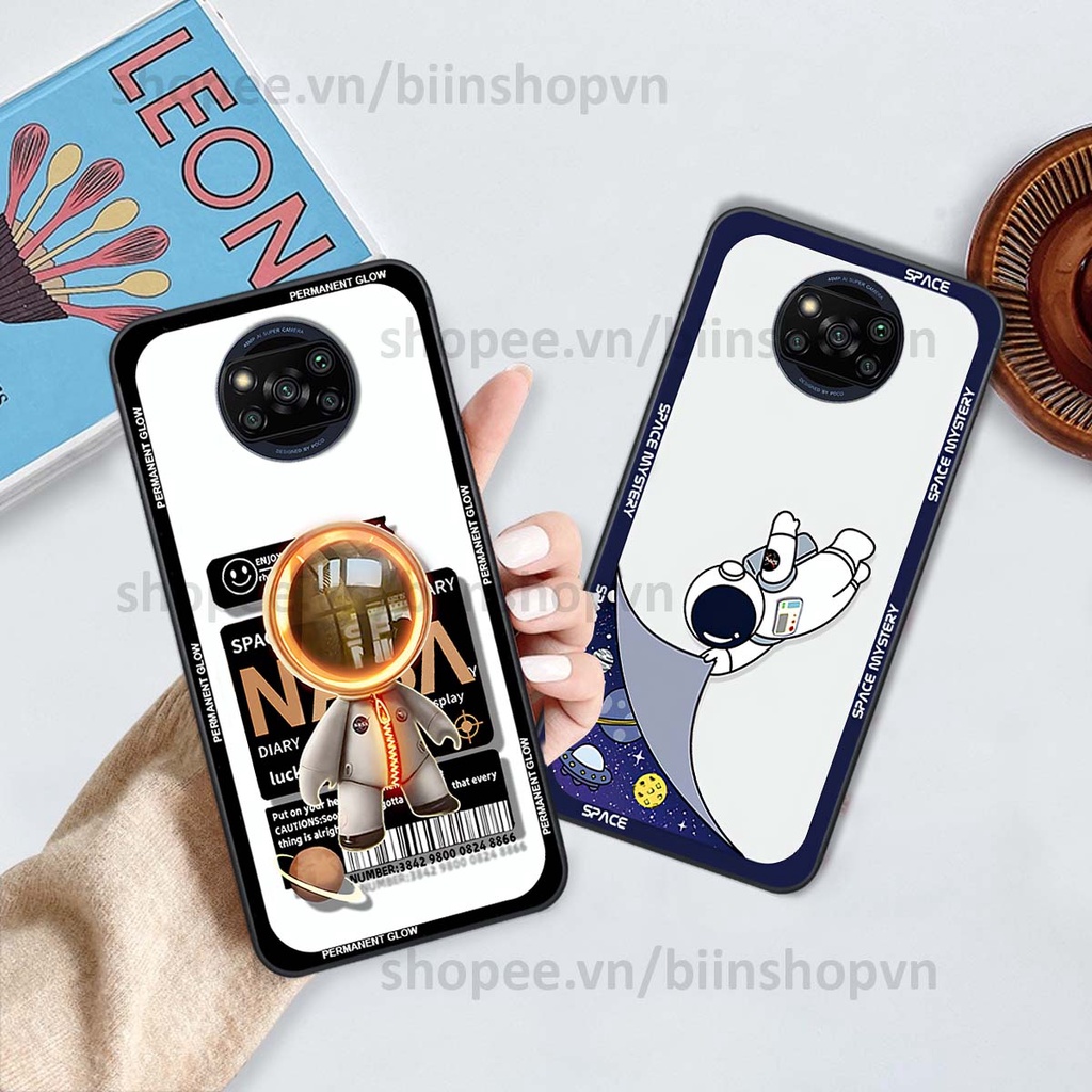 Ốp Xiaomi Poco X3 / Poco X3 Pro phi hành gia vũ trụ space.x siêu đẹp, thời trang