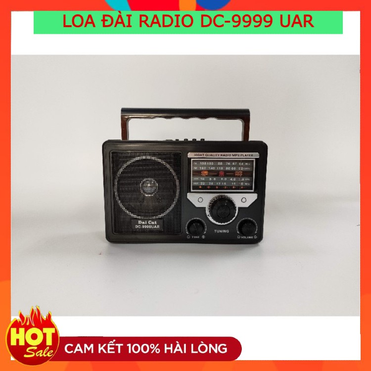 Đài Radio DAICAT SW-9999 UAR ⚡FREE SHIP⚡ Đài Siêu Bền Làm Quà Tặng Cho Ông Bà . Kiểu Dáng Nhỏ Gọn , Có Blutooth