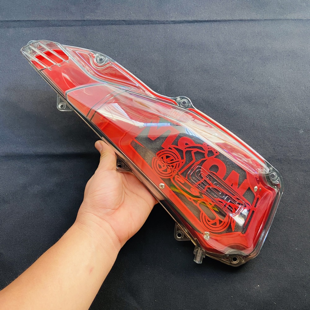 COMBO LỌC GIÓ ĐỘ XE MÁY VÀ ỐP PÔ E ĐỘ TRONG SUỐT GẮN XE VISION ĐỜI 2016 TRỞ LÊN