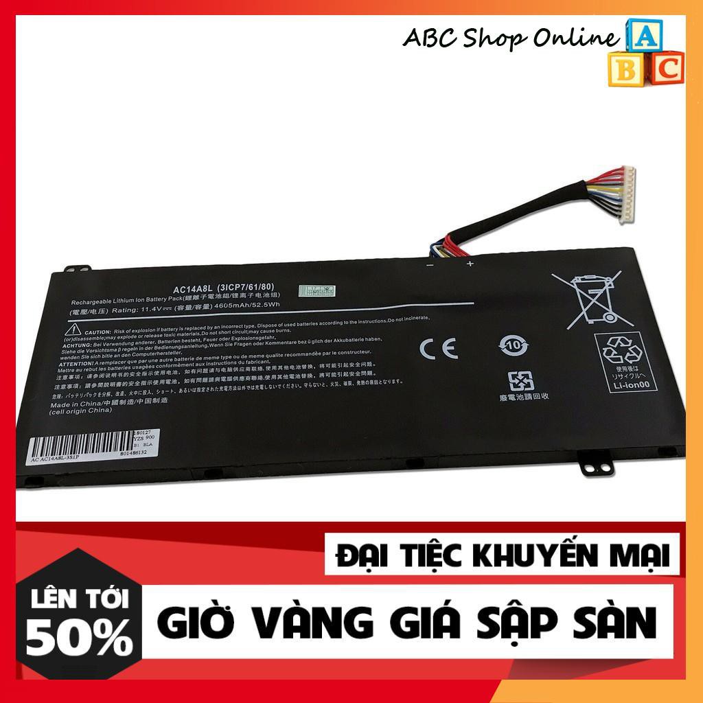 Pin Acer Aspire NITRO  V15  Aspire VN7-571, VN7-572, VN7-572G, VN7-591, VN7-791, AC14A8L CHÍNH HÃNG