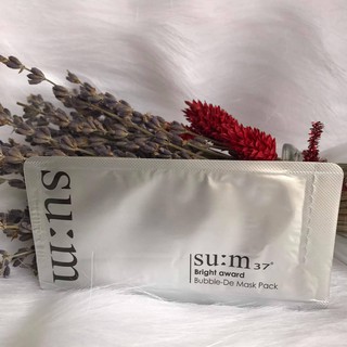 combo 10 gói Mặt nạ sủi bọt Su:m37° Bright Award Bubble De Mask