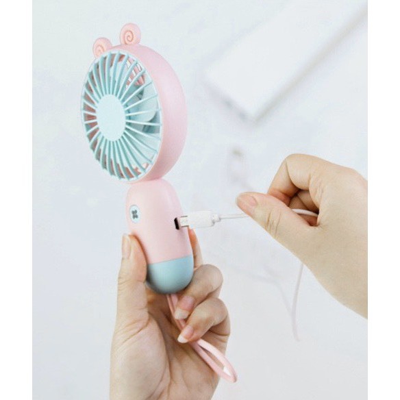 Quạt Cầm Tay Sạc USB Mini Hàn Quốc Cực Xinh | BigBuy360 - bigbuy360.vn