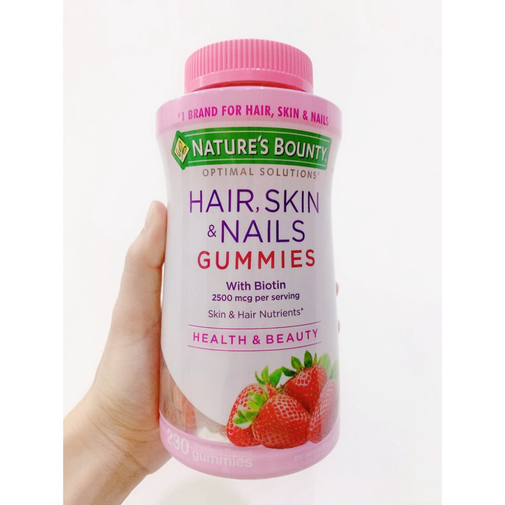 Kẹo dẻo Gummies Hair Skin Nail 230 viên