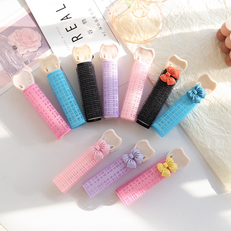 Kẹp Tóc Đính Nơ Lông Nhung Dễ Thương Xinh Xắn