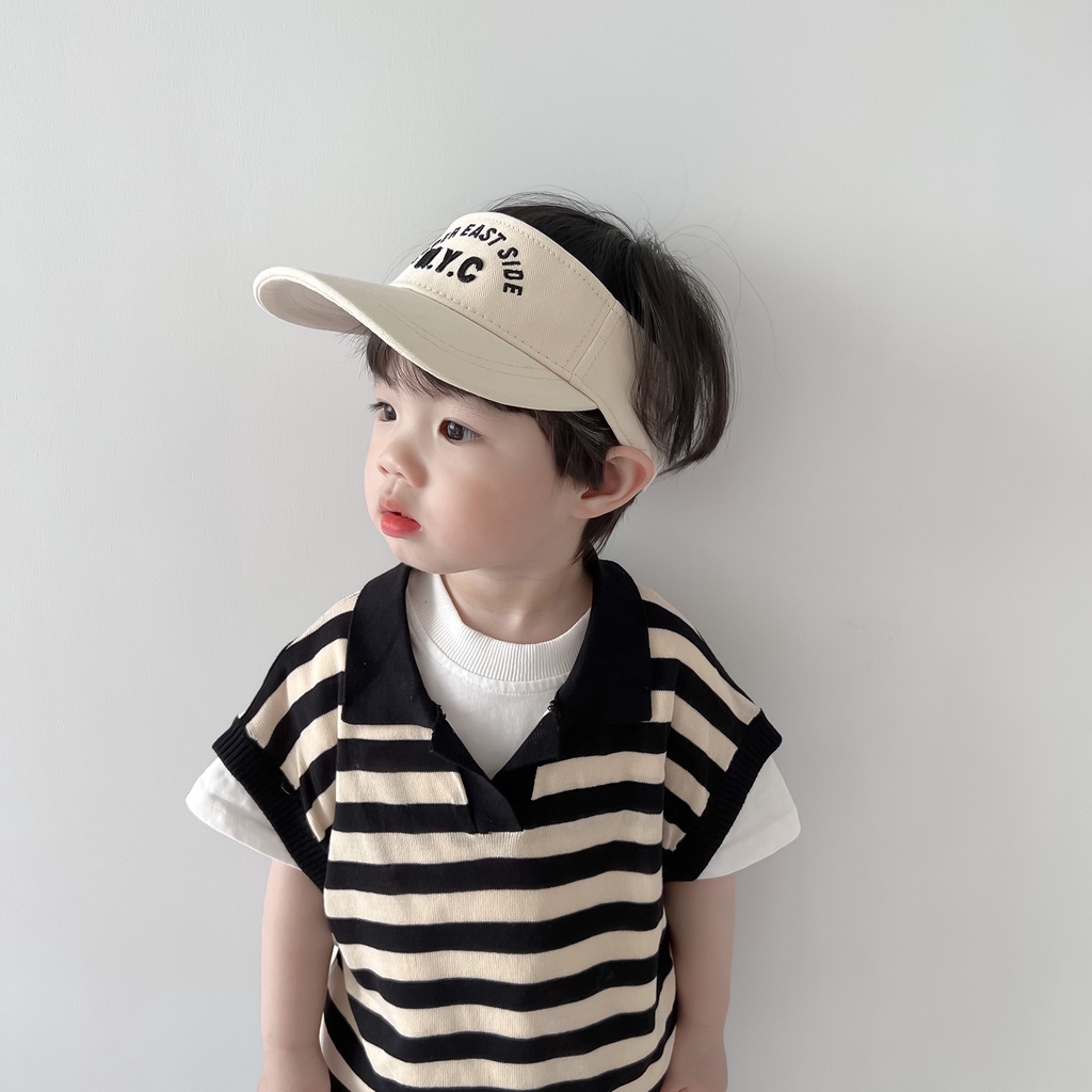 Mũ Lưỡi Trai Nửa Đầu Chống Nắng Thời Trang Mùa Hè Cho Bé