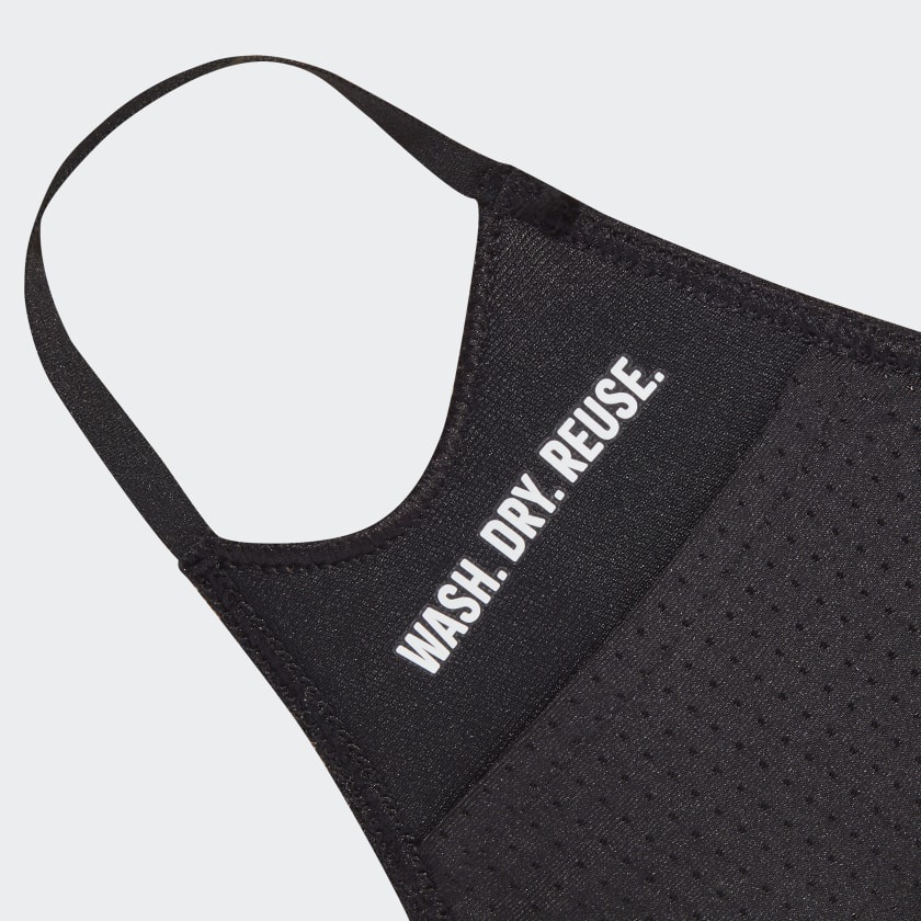 Khẩu trang vải Adidas Originals chính hãng Unisex vải cao cấp kháng khuẩn 2 lớp tái sử dụng Freesize
