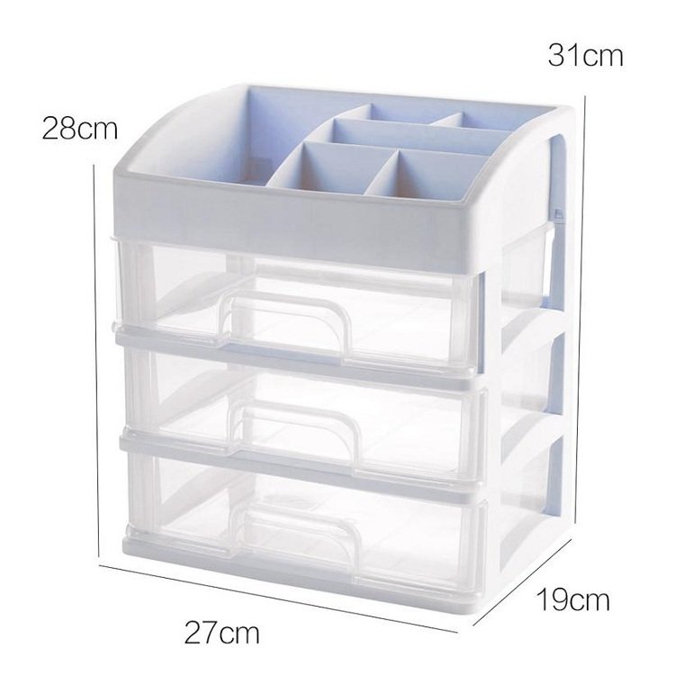 Kệ Nhựa Để Mỹ Phẩm 4 Tầng Ngăn Kéo Tiện Lợi
