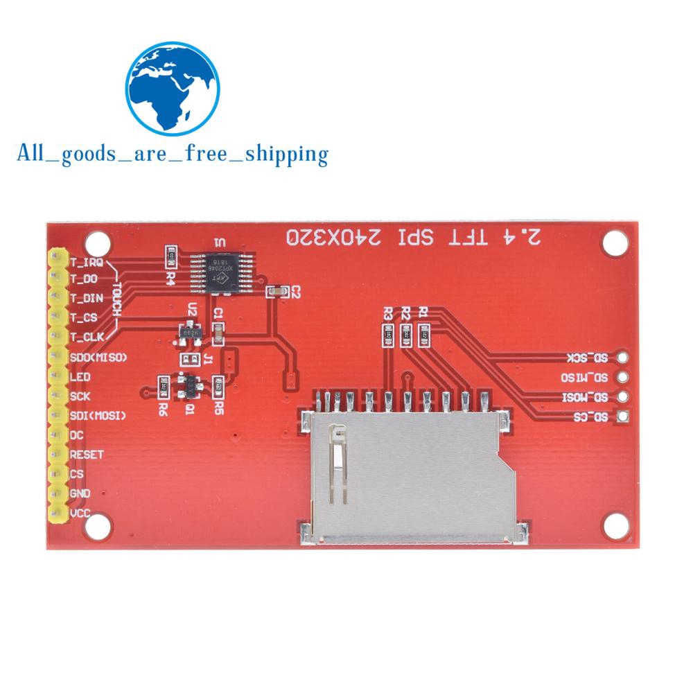 Mô Đun Chuyển Đổi Tzt 2.4 "240X320 Spi Tft Lcd + 5v / 3.3v Pbc